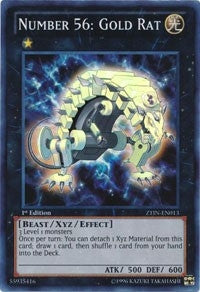 Number 56: Gold Rat (13) (ZTIN) - YuGiOh Single