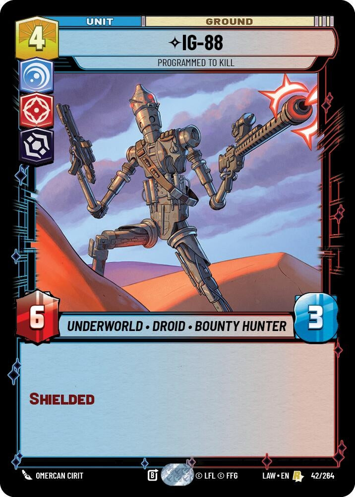 Image for IG-88 - Programmed to Kill (42/264) (A Lawless Time) - Star Wars: Unlimited