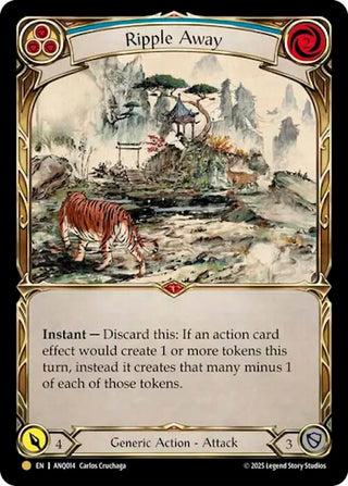 Image for Ripple Away (Blue) (ANQ014) (ANQ014) (Compendium of Rathe - Antiquity Pack) - Flesh and Blood TCG