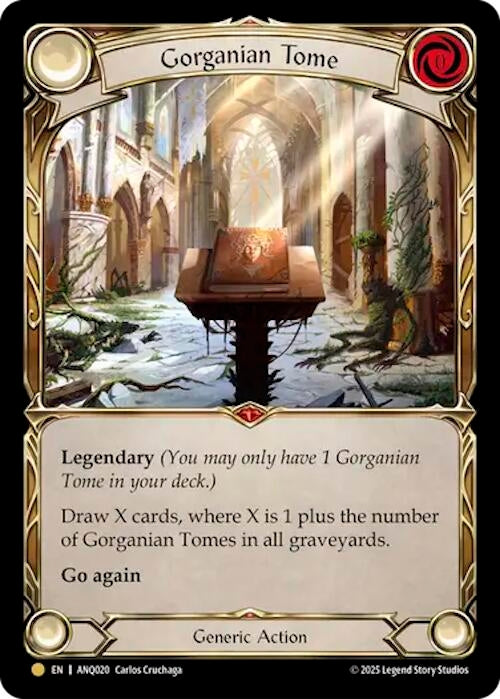Image for Gorganian Tome (ANQ020) (ANQ020) (Compendium of Rathe - Antiquity Pack) - Flesh and Blood TCG