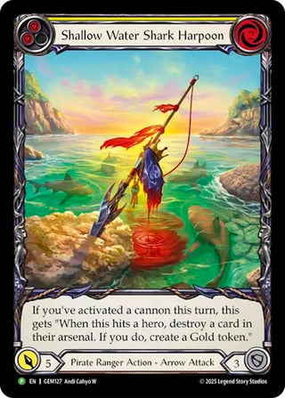 Image for Shallow Water Shark Harpoon (GEM127) (GEM Pack 4) - Flesh and Blood TCG