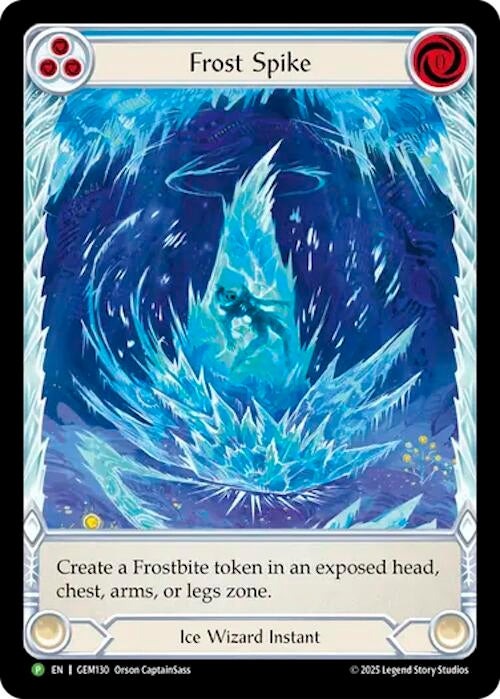 Image for Frost Spike (GEM130) (GEM Pack 4) - Flesh and Blood TCG