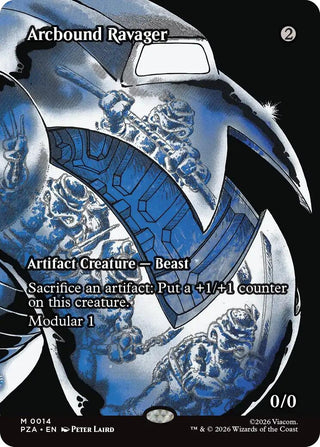 Image for Arcbound Ravager (Borderless) (14) (Teenage Mutant Ninja Turtles Source Material) - Magic: The Gathering