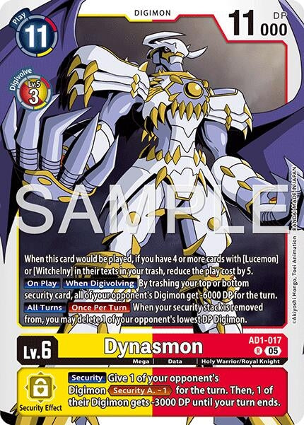 Image for Dynasmon - AD1-017 (AD1-017 R) (Advanced Booster Digimon Generation) - Digimon Card Game