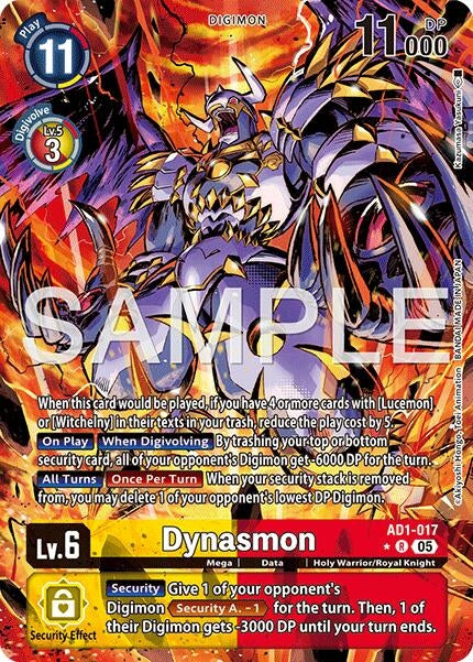 Image for Dynasmon - AD1-017 (Alternate Art) (AD1-017 R) (Advanced Booster Digimon Generation) - Digimon Card Game