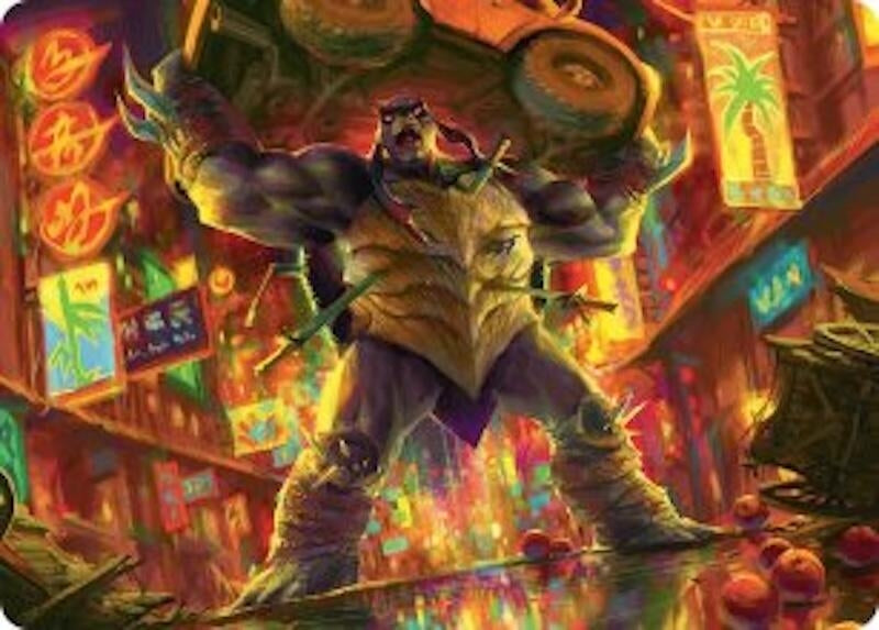 Image for Slash, Reptile Rampager Art Card (10) (Teenage Mutant Ninja Turtles) - Magic: The Gathering