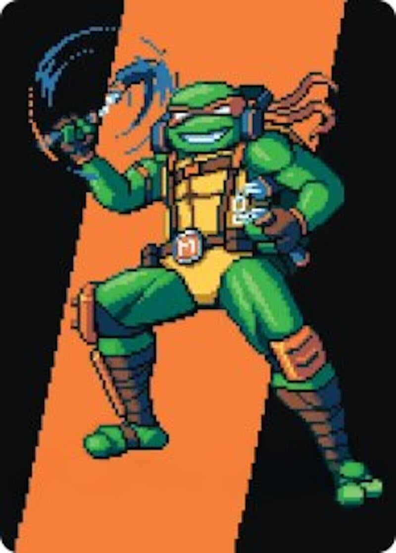 Image for Michelangelo, the Heart Art Card (35) (Teenage Mutant Ninja Turtles) - Magic: The Gathering