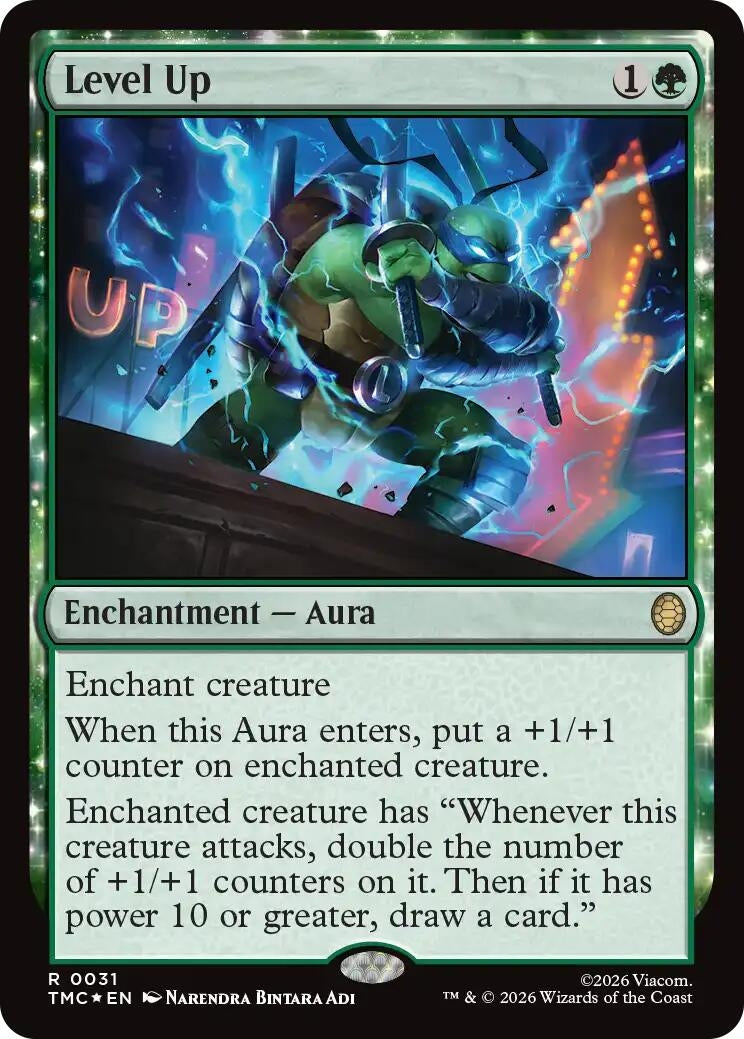 Image for Level Up (Surge Foil) (31) (Teenage Mutant Ninja Turtles) - Magic: The Gathering