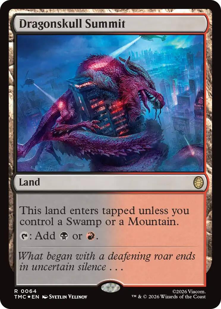 Image for Dragonskull Summit (Surge Foil) (64) (Teenage Mutant Ninja Turtles) - Magic: The Gathering