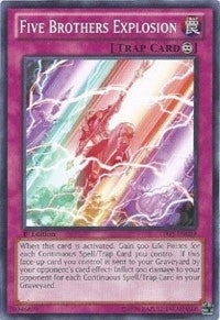 Five Brothers Explosion (89) (LTGY) - YuGiOh Single