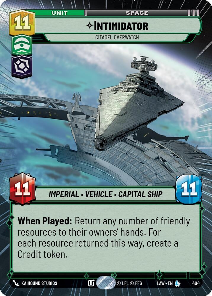 Image for Intimidator - Citadel Overwatch (Hyperspace) (404) (A Lawless Time) - Star Wars: Unlimited