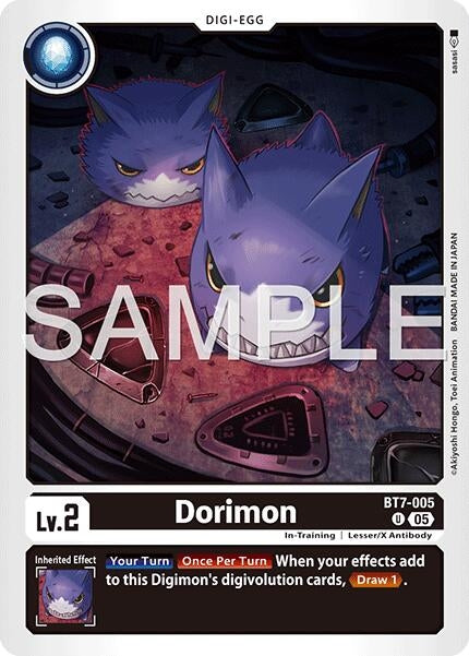 Image for Dorimon (Reprint) (BT7-005 U) (Advanced Booster Digimon Generation) - Digimon Card Game