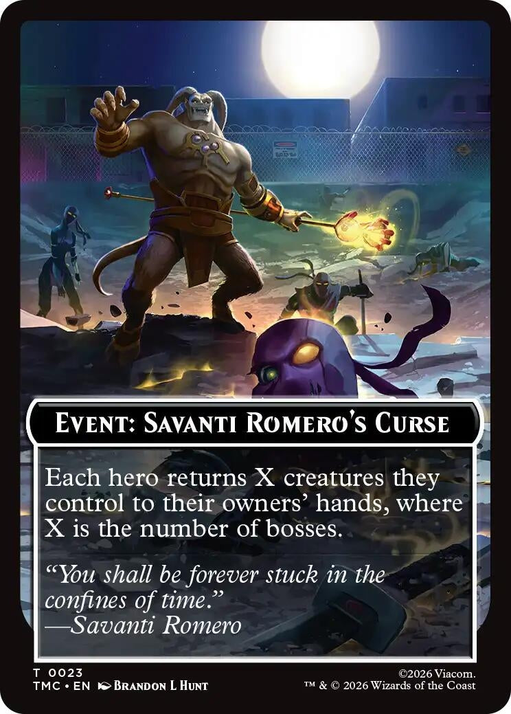 Image for Event: Savanti Romero's Curse (23) (Teenage Mutant Ninja Turtles) - Magic: The Gathering