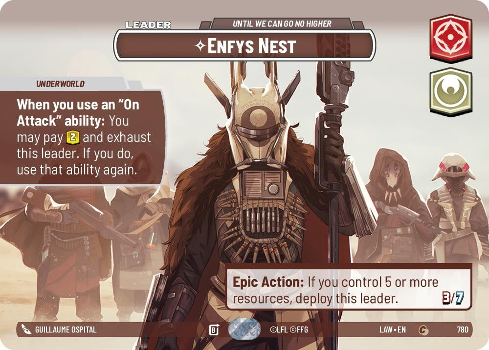 Image for Enfys Nest - Until We Can Go No Higher (Showcase) (780) (A Lawless Time) - Star Wars: Unlimited