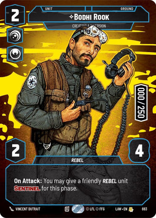 Image for Bodhi Rook - Creating a Diversion (Serialized) (883) (A Lawless Time) - Star Wars: Unlimited