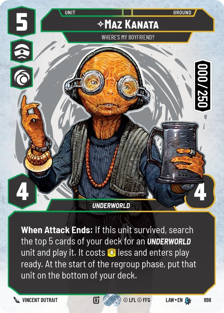 Image for Maz Kanata - Where's My Boyfriend? (Serialized) (898) (A Lawless Time) - Star Wars: Unlimited