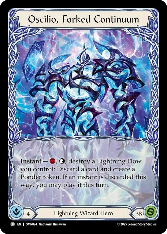Image for Oscilio, Forked Continuum (OMN094) (Omens of the Third Age) - Flesh and Blood TCG