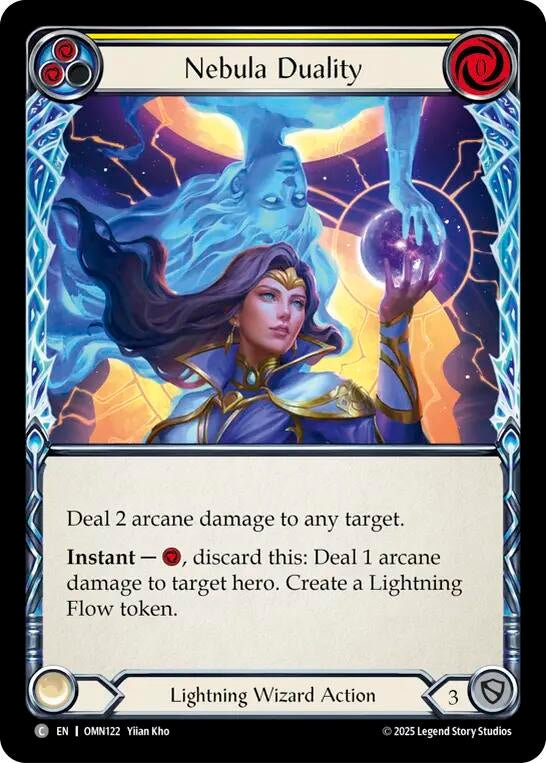 Image for Nebula Duality (Yellow) (OMN122) (Omens of the Third Age) - Flesh and Blood TCG