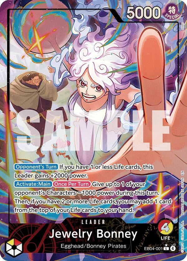 Image for Jewelry Bonney (EB04-001) (Alternate Art) (EB04-001) (Adventure on Kami's Island) - One Piece Card Game