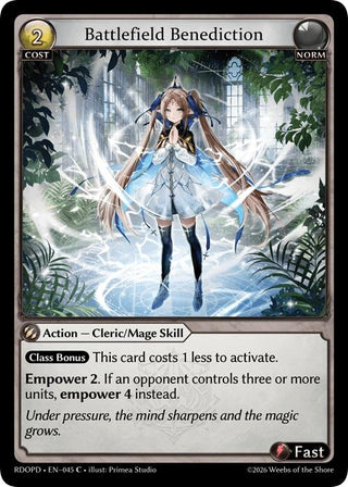 Image for Battlefield Benediction (045) (Radiant Origins: Pantheon) - Grand Archive TCG