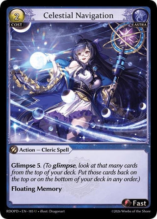 Image for Celestial Navigation (185) (Radiant Origins: Pantheon) - Grand Archive TCG