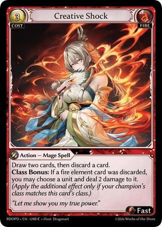 Image for Creative Shock (128B) (128B) (Radiant Origins: Pantheon) - Grand Archive TCG
