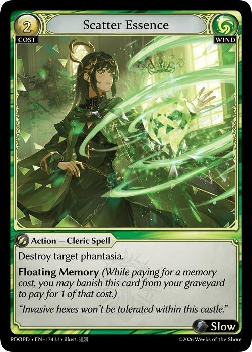 Image for Scatter Essence (174) (Radiant Origins: Pantheon) - Grand Archive TCG