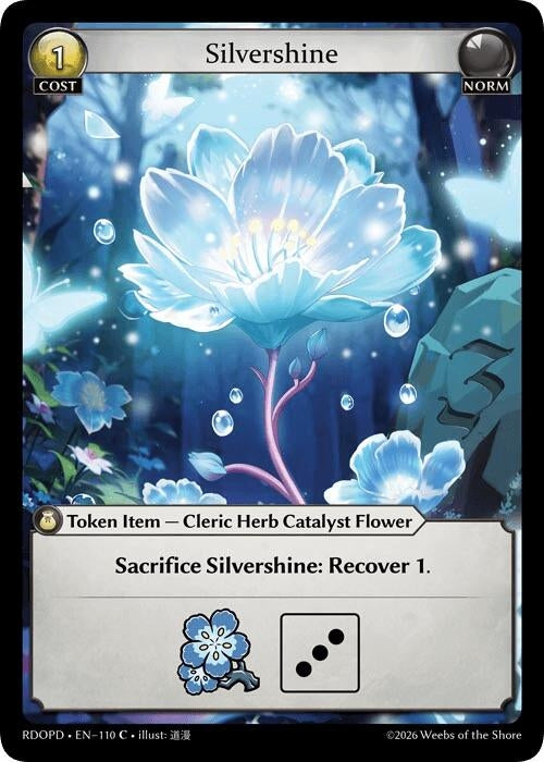 Image for Silvershine (110) (Radiant Origins: Pantheon) - Grand Archive TCG