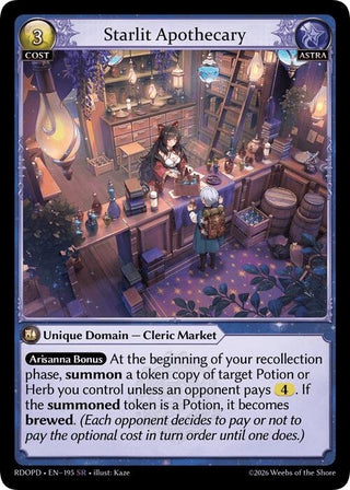Image for Starlit Apothecary (195) (Radiant Origins: Pantheon) - Grand Archive TCG