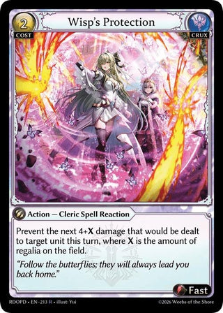 Image for Wisp's Protection (213) (Radiant Origins: Pantheon) - Grand Archive TCG