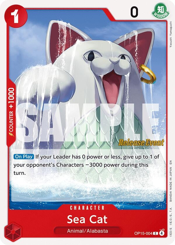 Image for Sea Cat (OP15-004) (Adventure on Kami's Island Release Event Cards) - One Piece Card Game