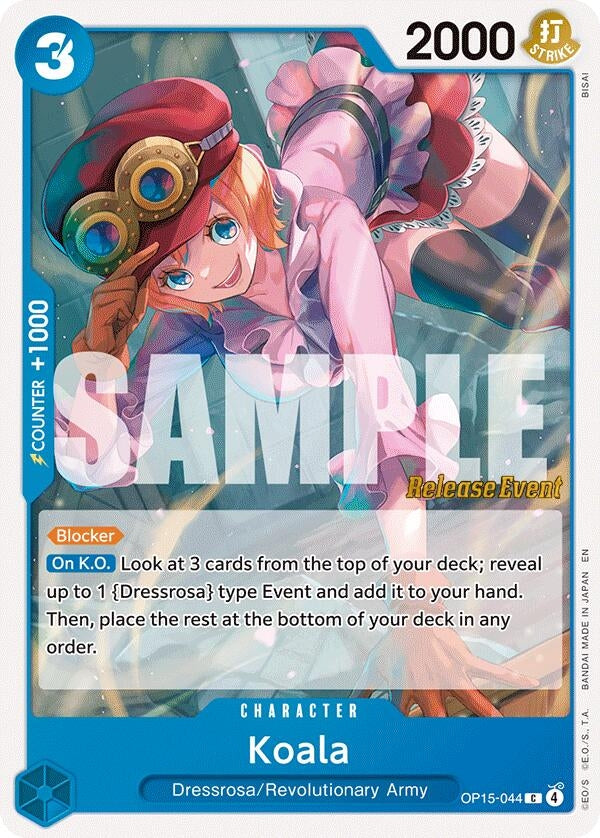 Image for Koala (OP15-044) (Adventure on Kami's Island Release Event Cards) - One Piece Card Game