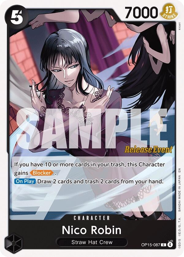 Image for Nico Robin (OP15-087) (OP15-087) (Adventure on Kami's Island Release Event Cards) - One Piece Card Game