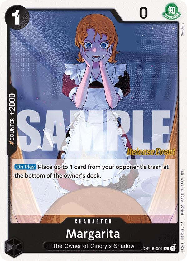 Image for Margarita (OP15-091) (Adventure on Kami's Island Release Event Cards) - One Piece Card Game