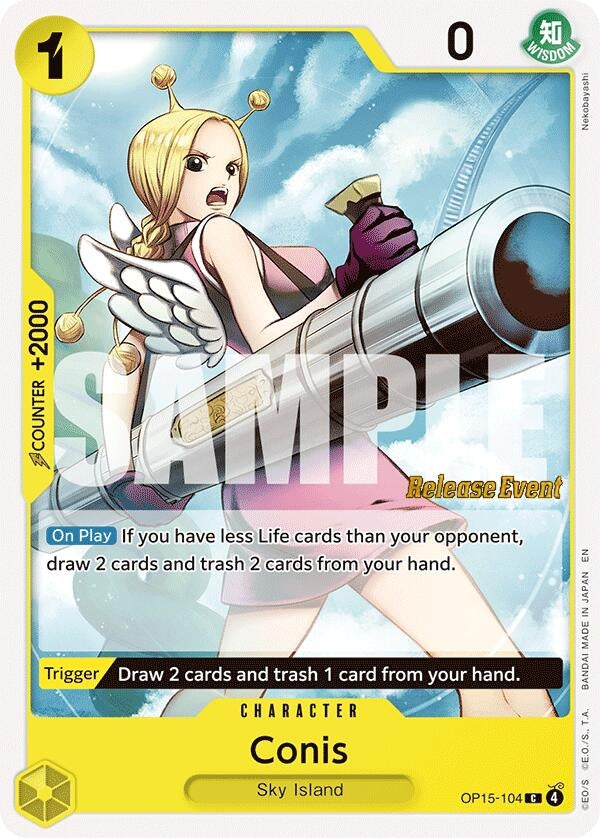 Image for Conis (OP15-104) (Adventure on Kami's Island Release Event Cards) - One Piece Card Game