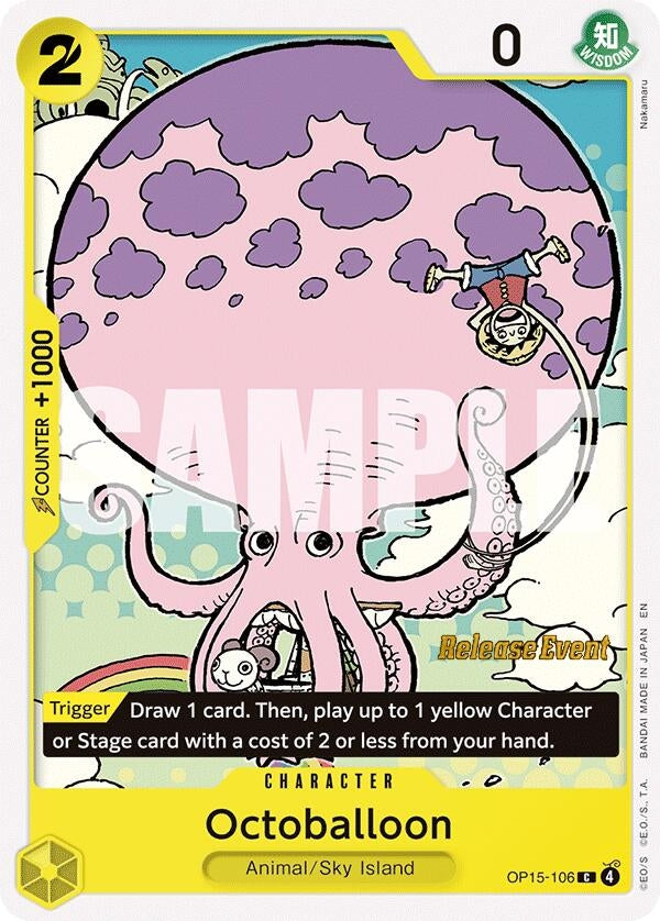 Image for Octoballoon (OP15-106) (Adventure on Kami's Island Release Event Cards) - One Piece Card Game