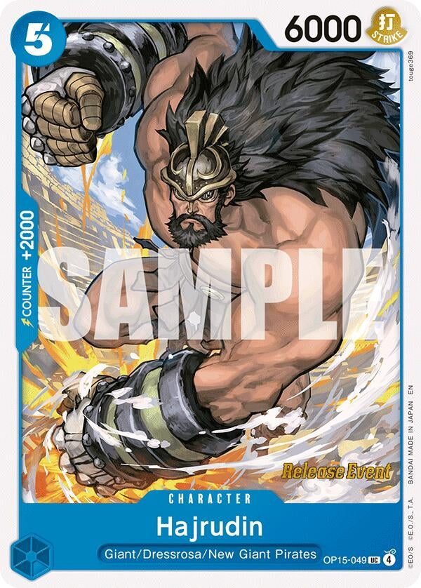 Image for Hajrudin (OP15-049) (Adventure on Kami's Island Release Event Cards) - One Piece Card Game