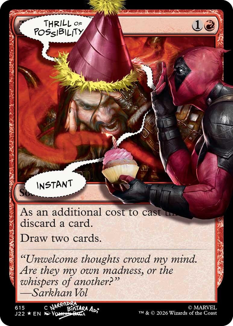 Image for Thrill of Possibility (615) (Pool Party Foil) (615) (Secret Lair Drop Series) - Magic: The Gathering