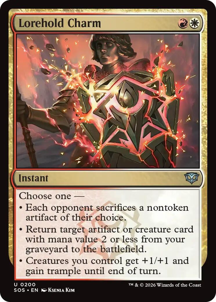 Image for Lorehold Charm (200) (Secrets of Strixhaven) - Magic: The Gathering