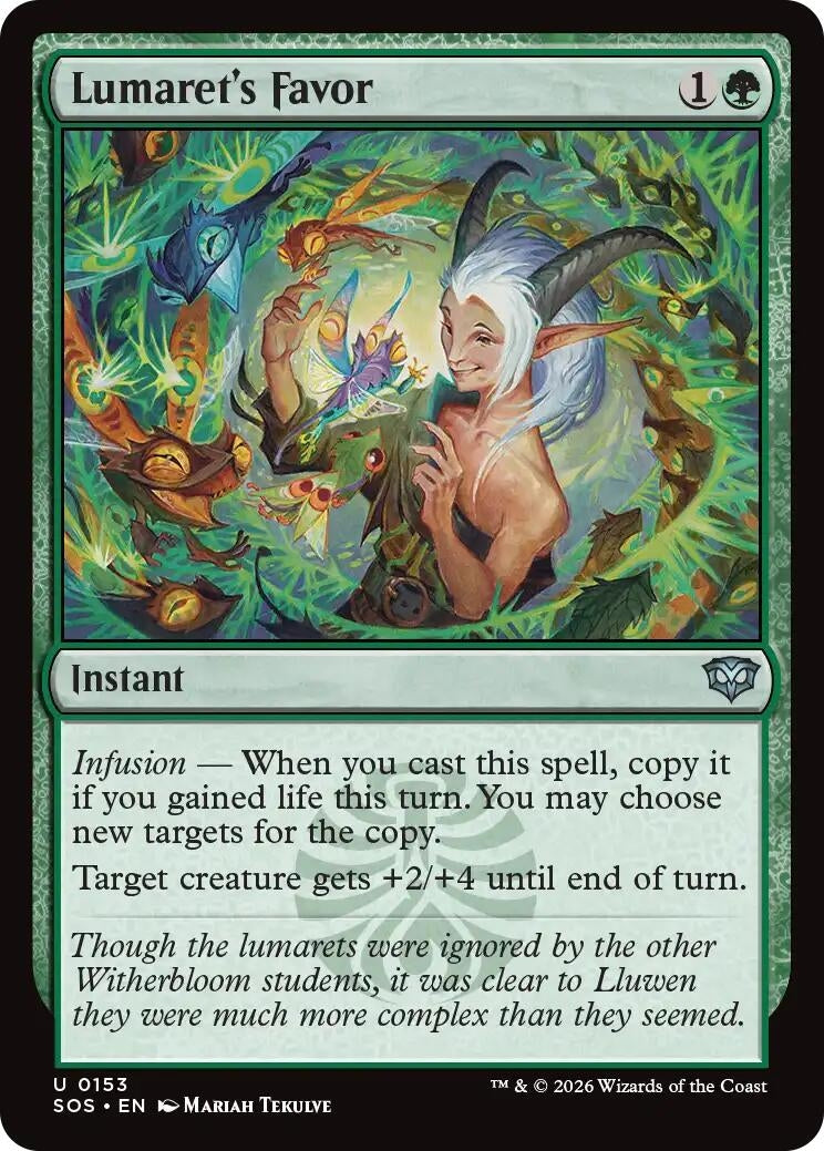 Image for Lumaret's Favor (Secrets of Strixhaven) - Magic: The Gathering