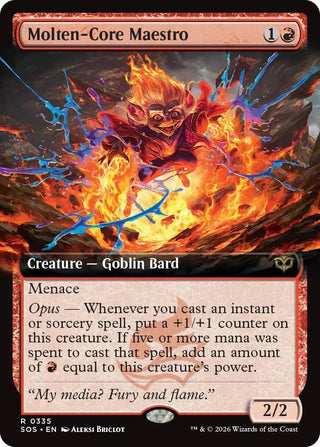 Image for Molten-Core Maestro (Extended Art) (Secrets of Strixhaven) - Magic: The Gathering