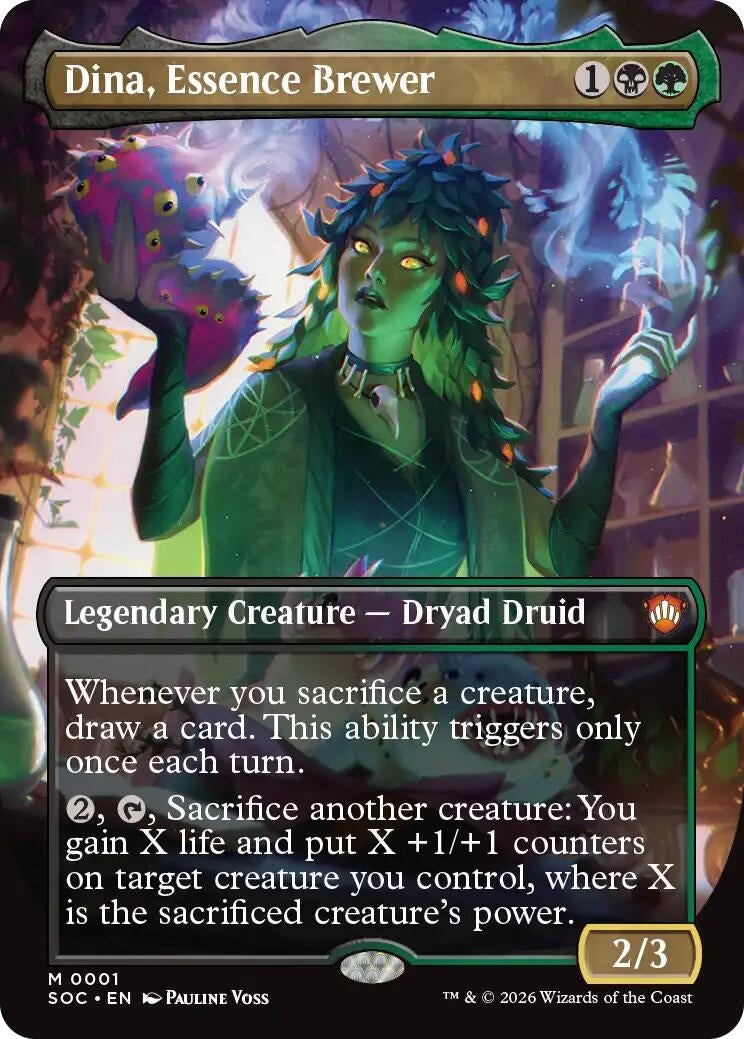 Image for Dina, Essence Brewer (Borderless) (1) (Secrets of Strixhaven) - Magic: The Gathering
