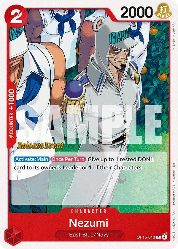 Image for Nezumi (OP15-010) (Adventure on Kami's Island Release Event Cards) - One Piece Card Game