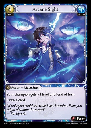 Image for Arcane Sight (300) (Radiant Origins) - Grand Archive TCG