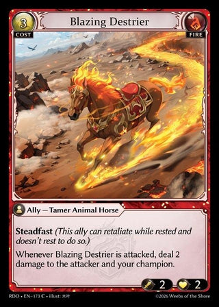 Image for Blazing Destrier (173) (Radiant Origins) - Grand Archive TCG