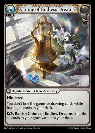 Image for Chime of Endless Dreams (014) (Radiant Origins) - Grand Archive TCG