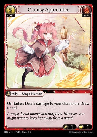 Image for Clumsy Apprentice (176) (Radiant Origins) - Grand Archive TCG