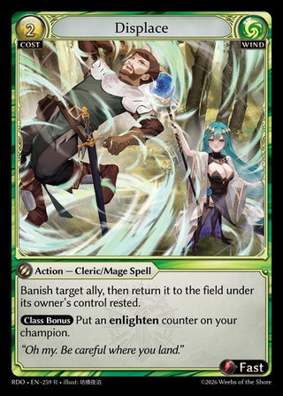 Image for Displace (259) (Radiant Origins) - Grand Archive TCG