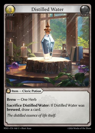 Image for Distilled Water (068) (Radiant Origins) - Grand Archive TCG