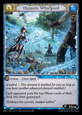 Image for Dynastic Whirlpool (215) (Radiant Origins) - Grand Archive TCG